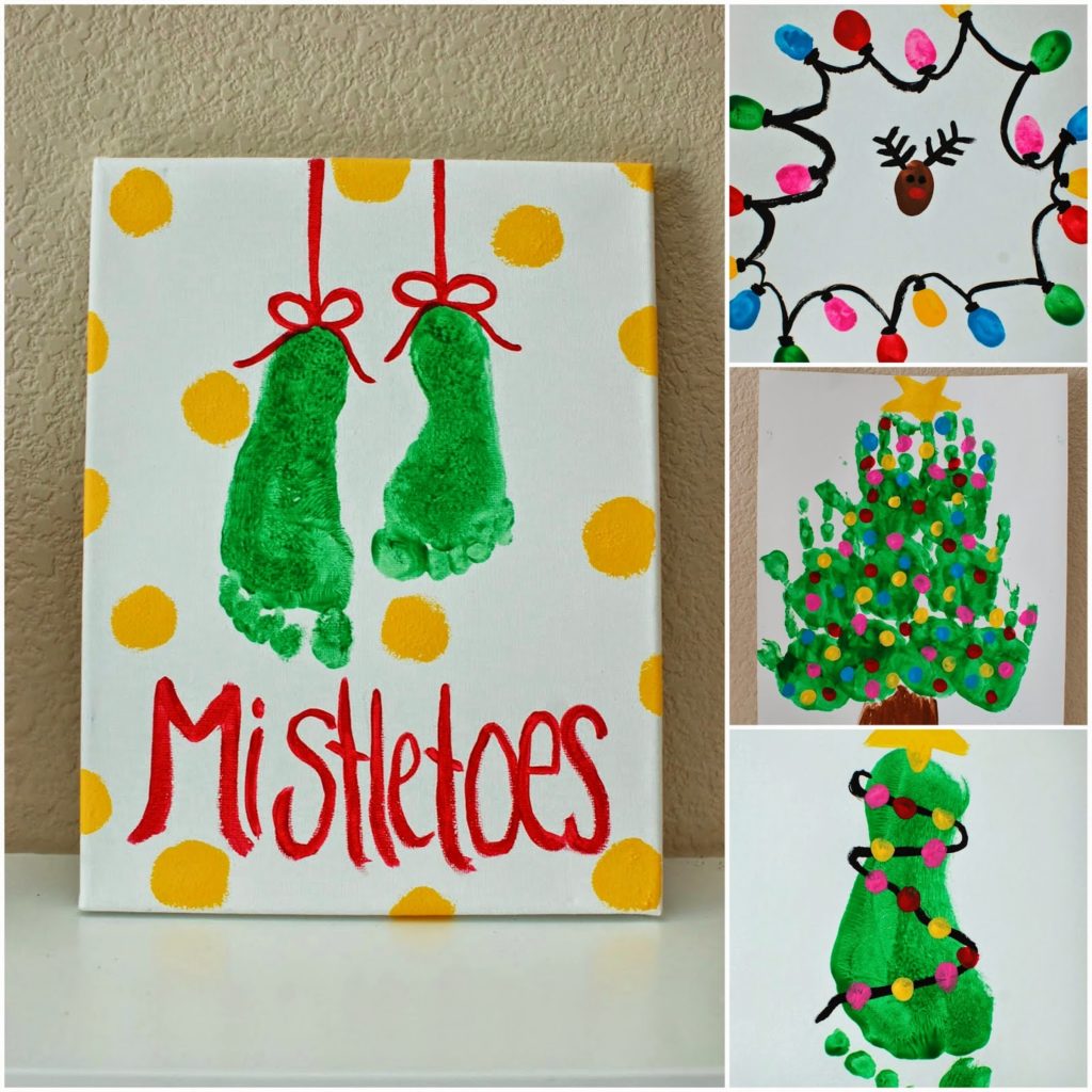 Kids Christmas Crafts Mistletoes