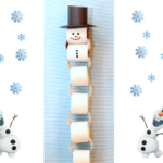 Paper Chain Snowman .